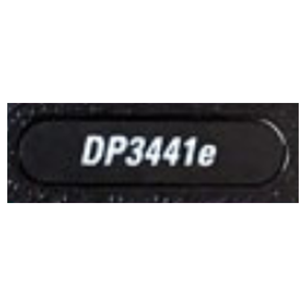 DP3441e Product Number Label