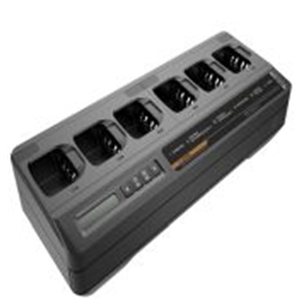 Impres 6-Way Multi-Unit Charger with Euro cord for radio or battery