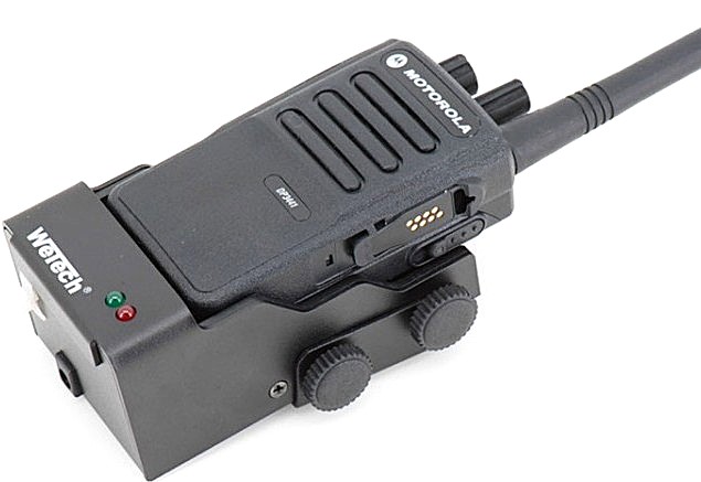 Vehicle Charger for the Motorola DP3441/3661 and GP344/388, 12-24 VDC.