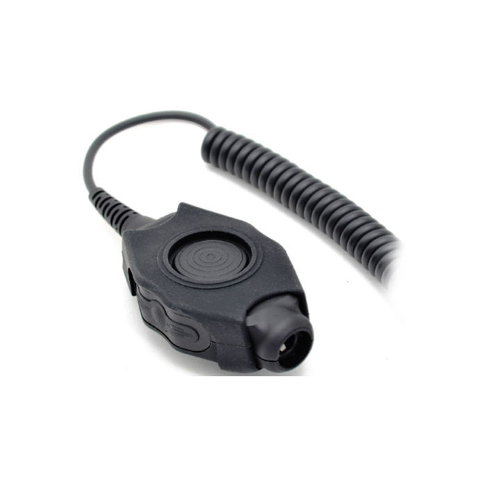 IP67 Tactical PTT with Nexus headset socket (for use with all Peltor headsets using a dynamic Mic)