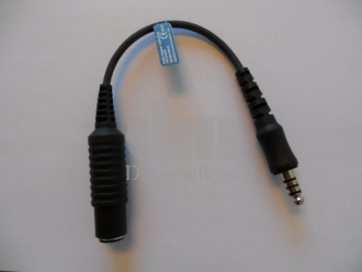 Savox, adapter cable for Peltor headsets, ATEX.